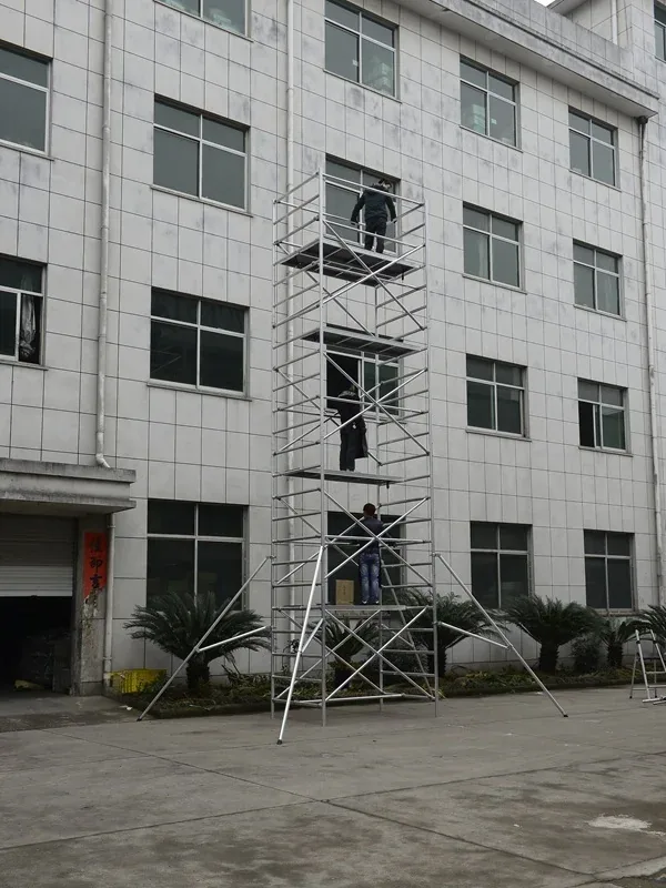 Aluminum Scaffold — double width Aluminum Scaffold double width