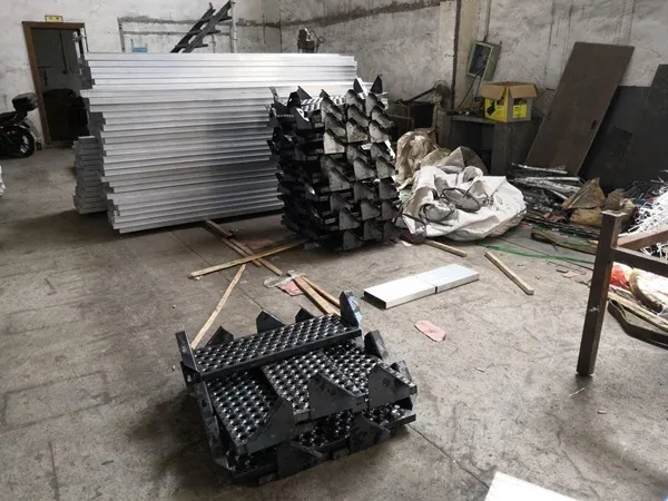 Scaffold Stair — ringlock scaffold tread before galvanizing Scaffold Stair ringlock scaffold tread before galvanizing